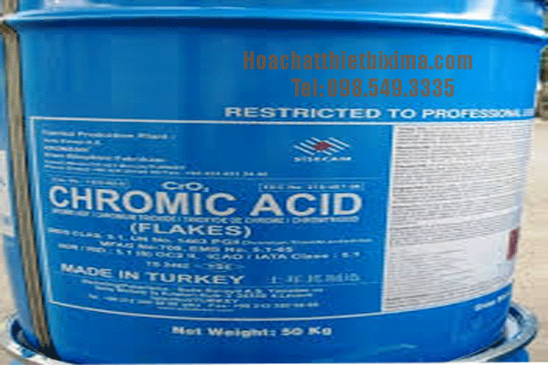 Acid Chromic CrO3 - Thiết Bị Xi Mạ Hansei Vina - Công Ty TNHH Quốc Tế Hansei Vina